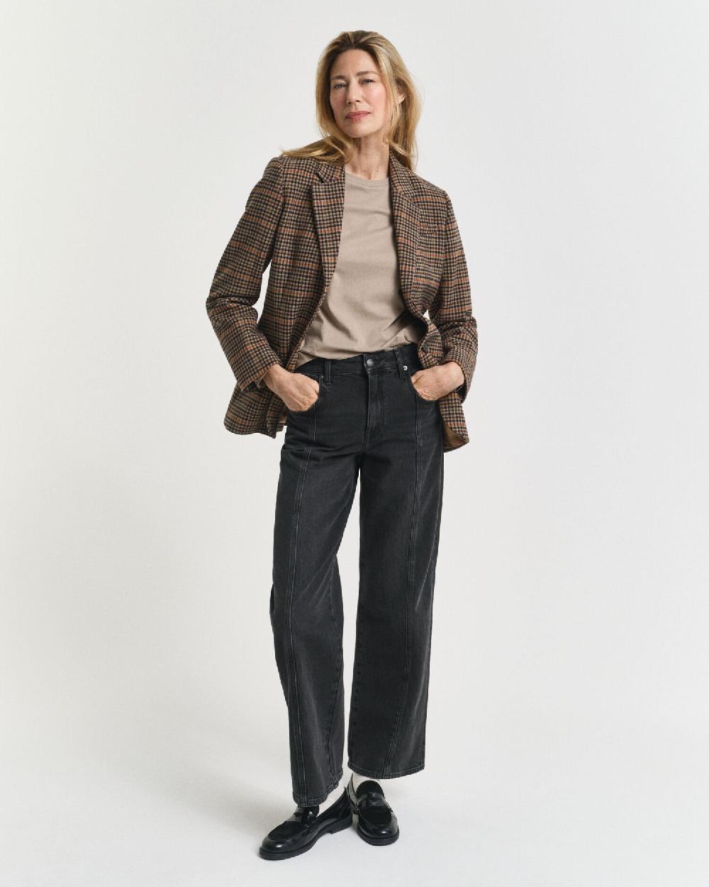 Gant Shield Long Sleeve T-Shirt Taupe Beige