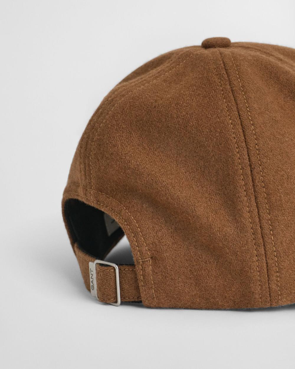 Gant Shield Melton Cap Mahogany Brown