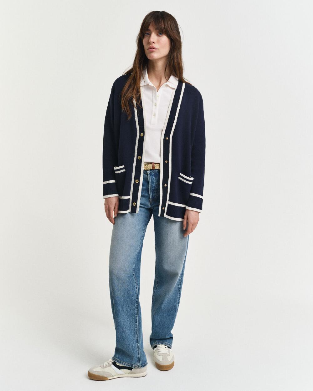 Gant Shield Piqué Polo Shirt Eggshell