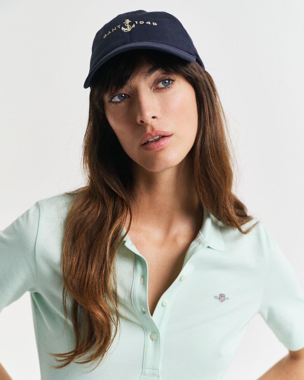 Gant Shield Piqué Polo Shirt Faded Mint
