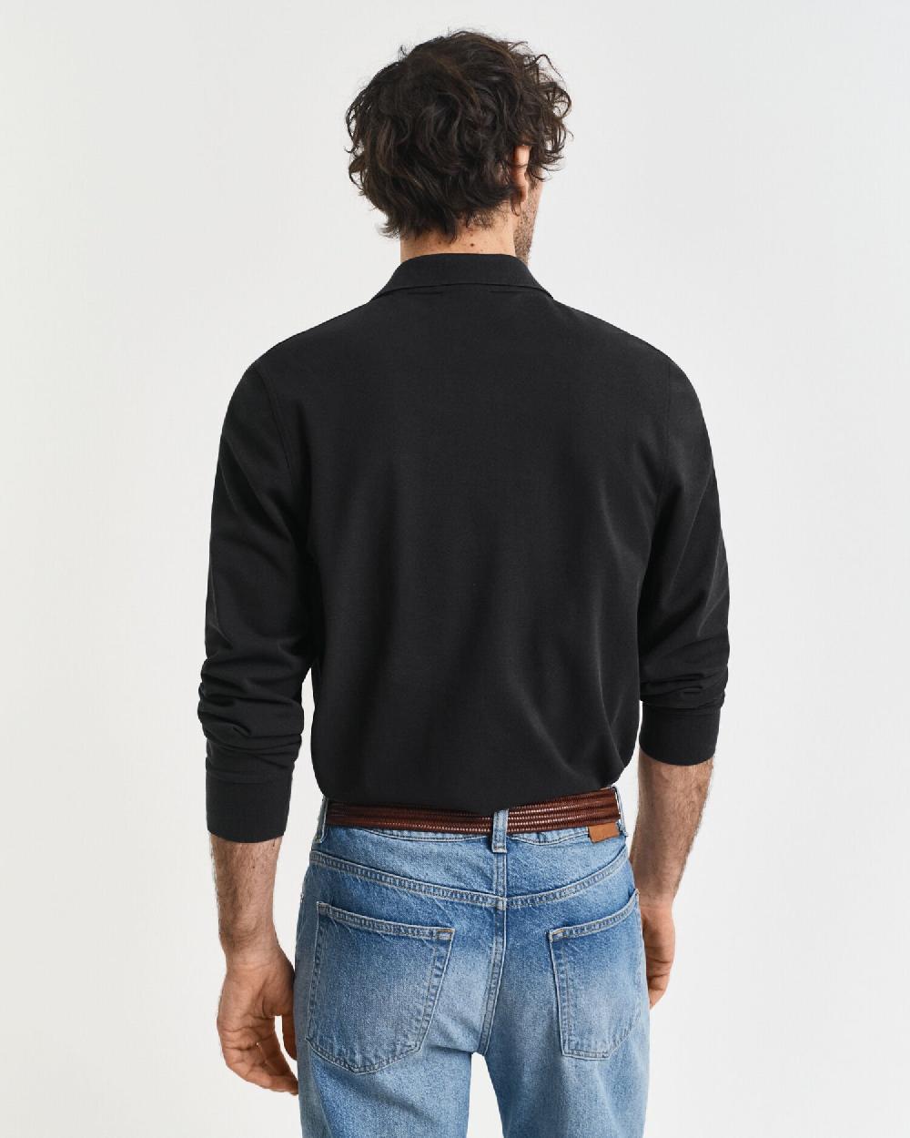 Gant Shield Piqué Rugger Black