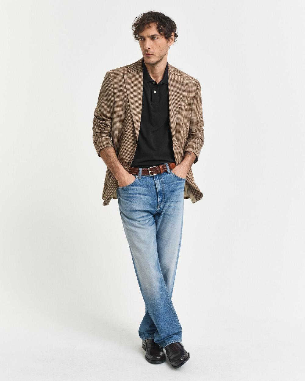 Gant Shield Piqué Rugger Black