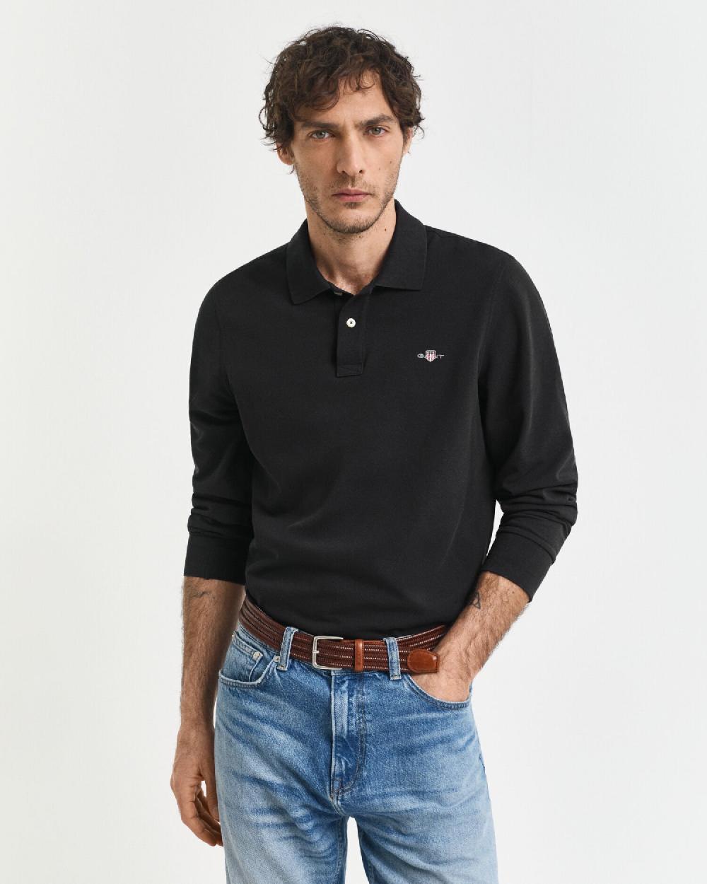 gant Shield Piqué Rugger black
