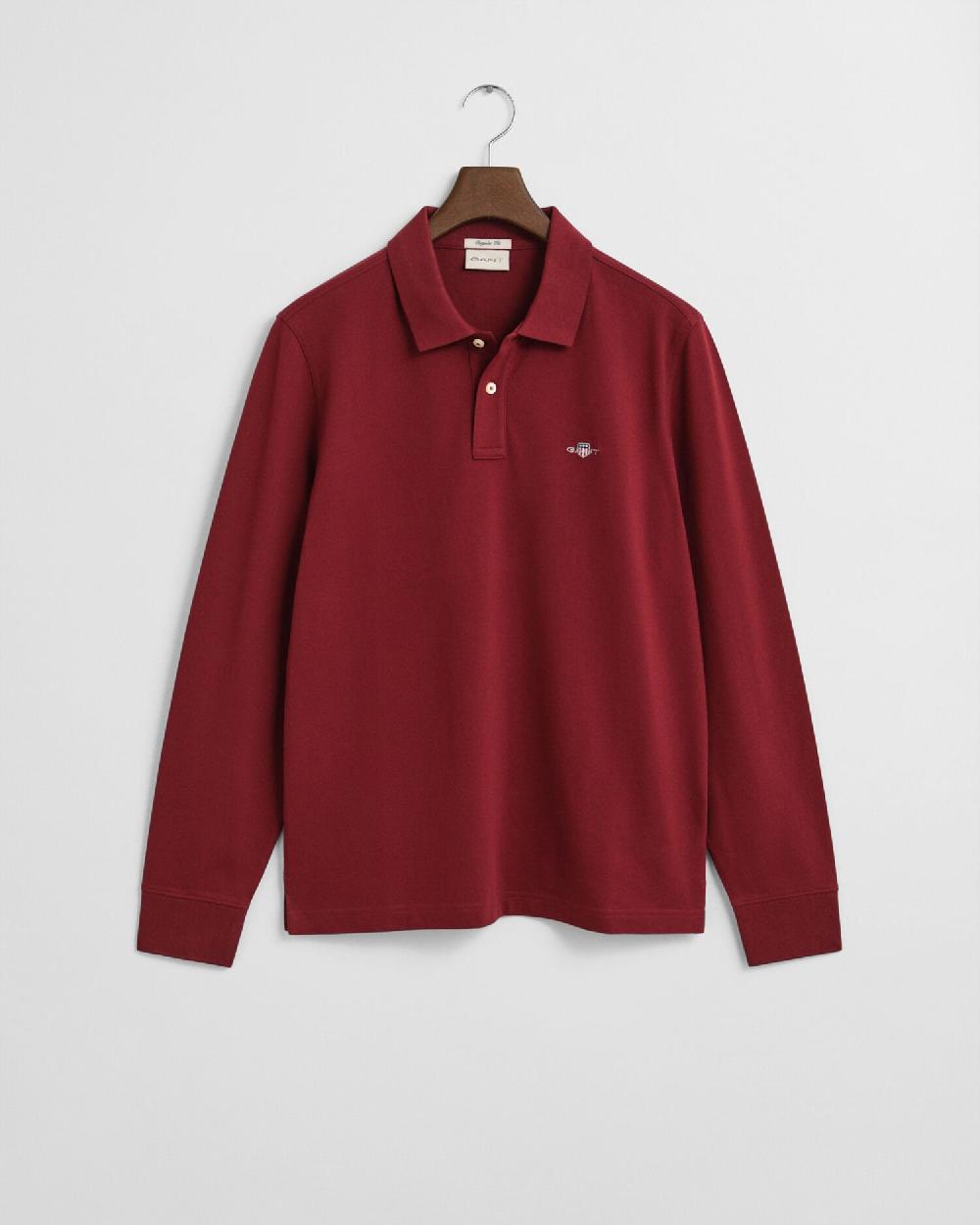 gant Shield Piqué Rugger plumped red