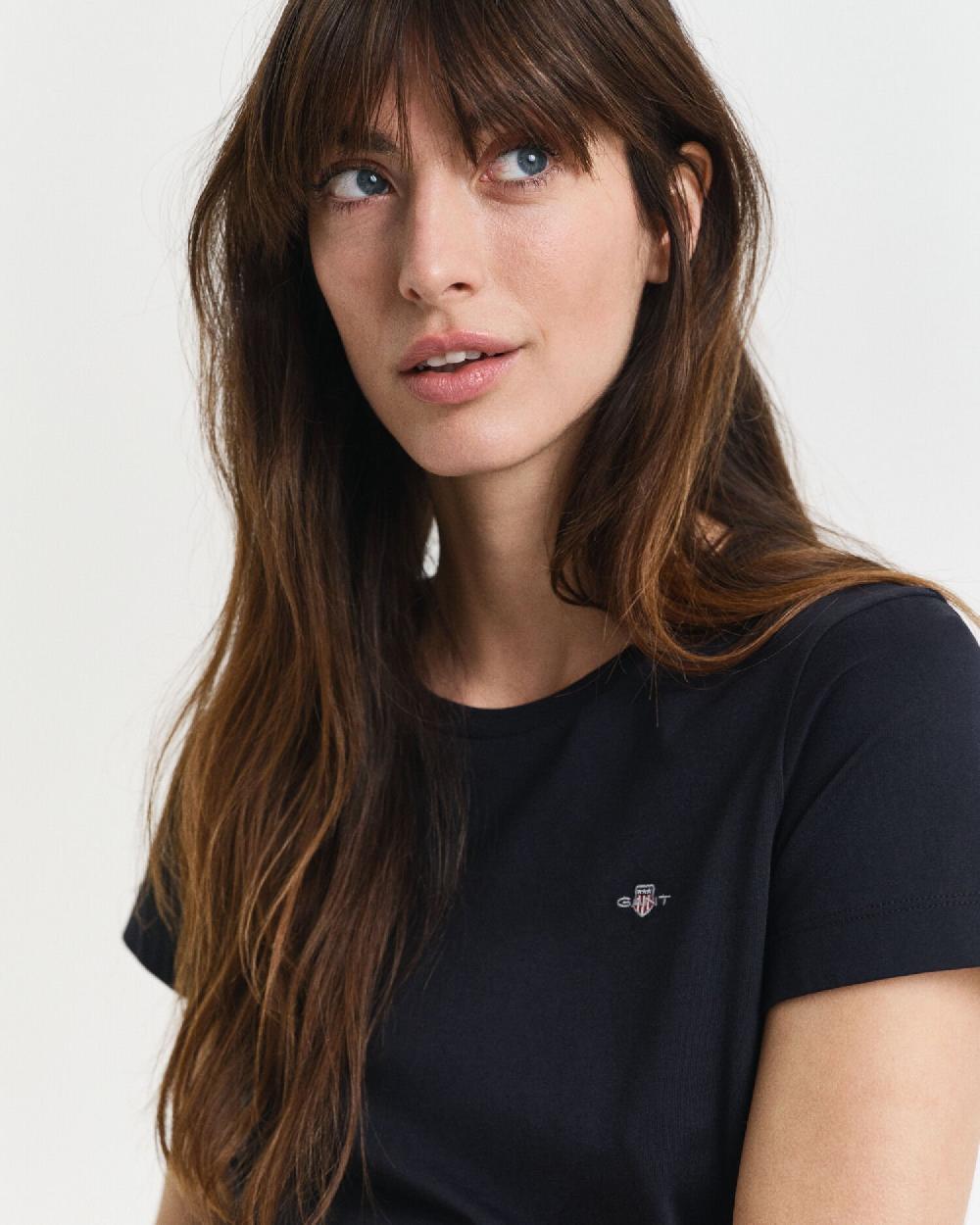 Gant Shield T-Shirt Black