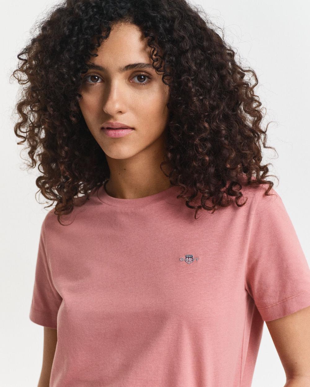 Gant Shield T-Shirt Faded Brick