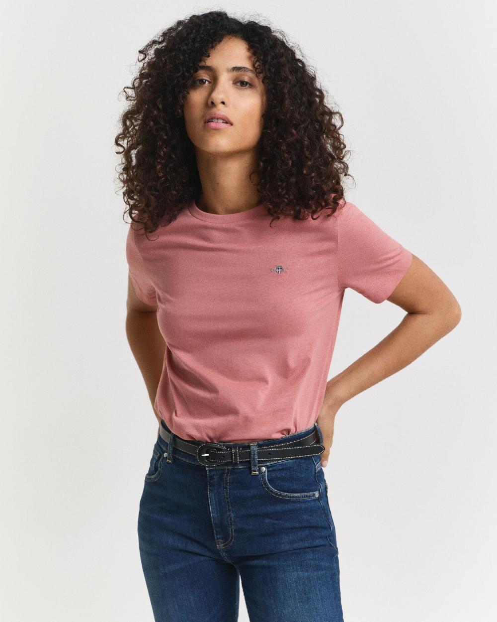 gant Shield T-Shirt faded brick