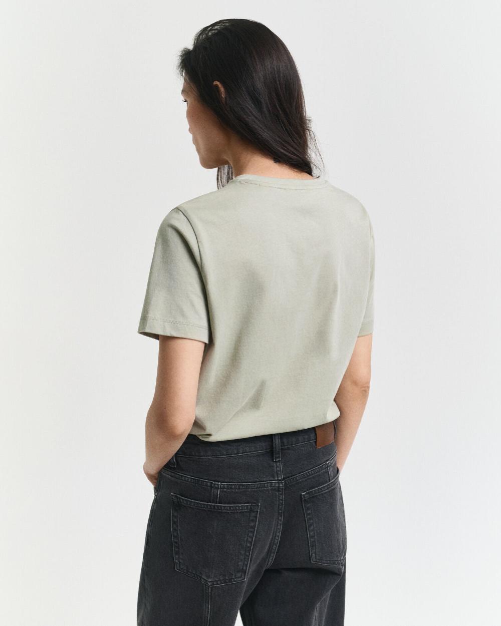 Gant Shield T-Shirt Faded Sage