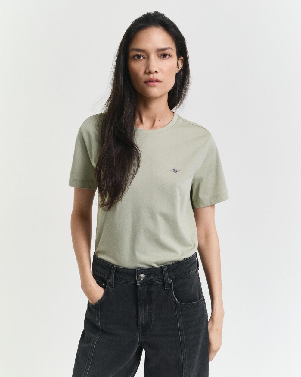 gant Shield T-Shirt faded sage