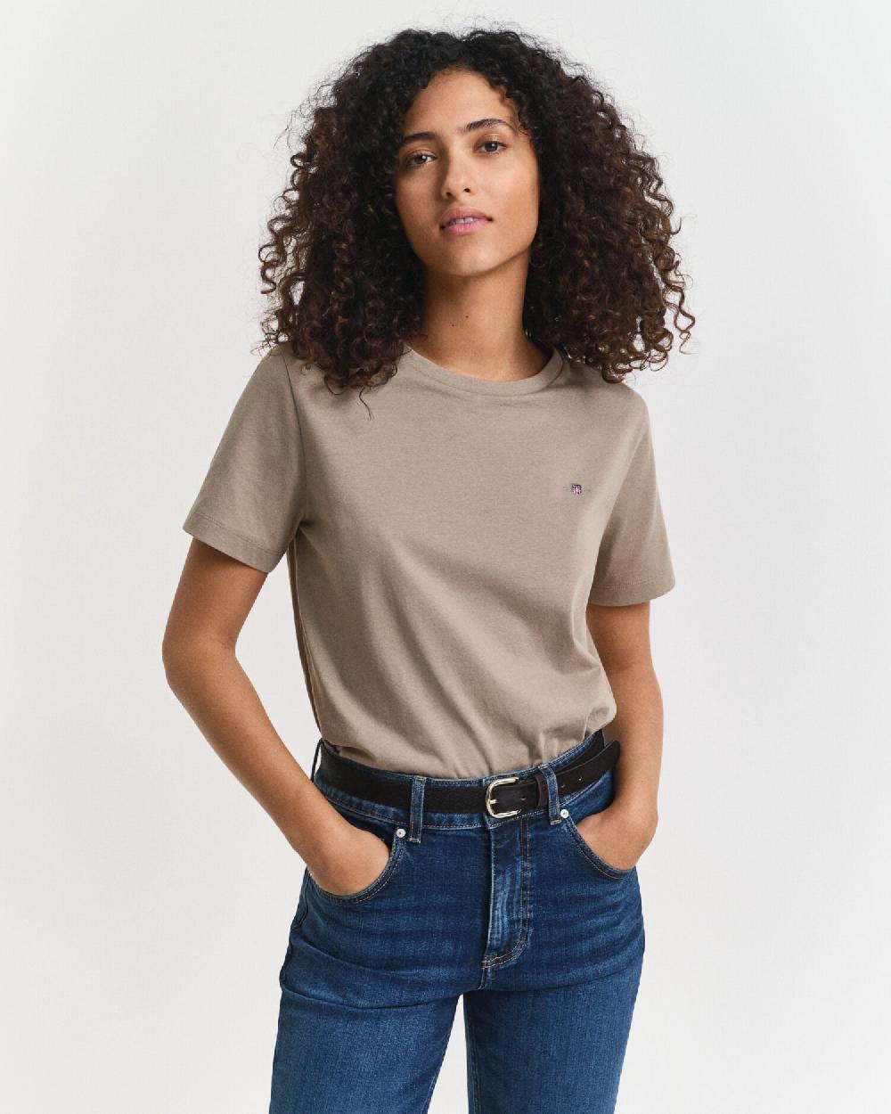 gant Shield T-Shirt taupe beige