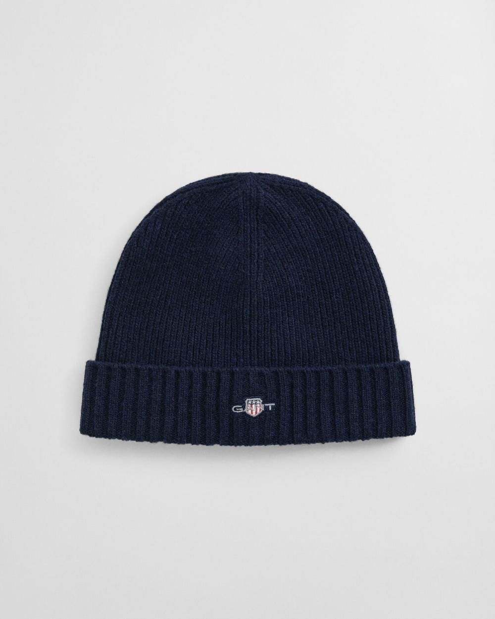 Gant Shield Wool Beanie Marine