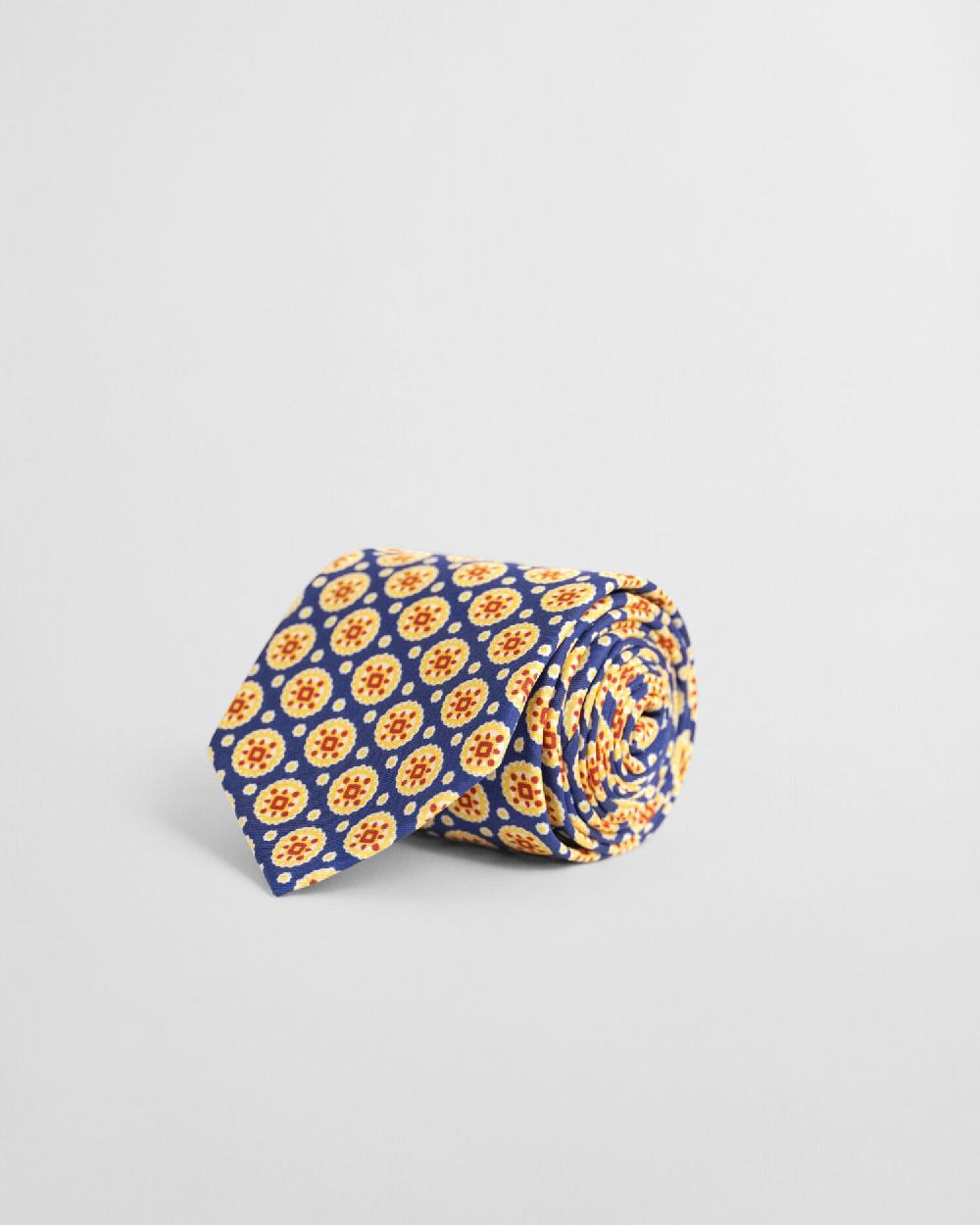 Gant Silk Foulard Tie Rich Blue