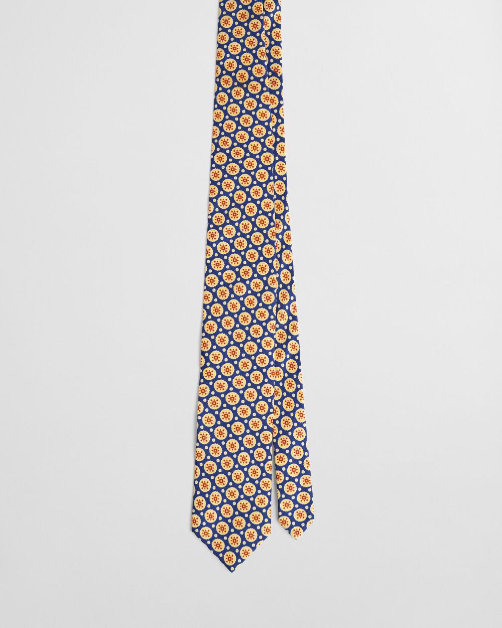 Gant Silk Foulard Tie Rich Blue