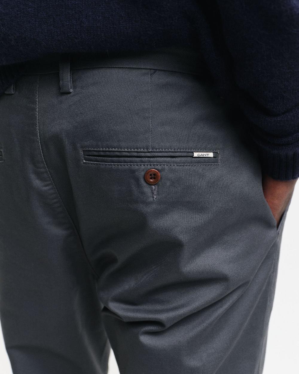 Gant Slim Fit Chinos Antracite