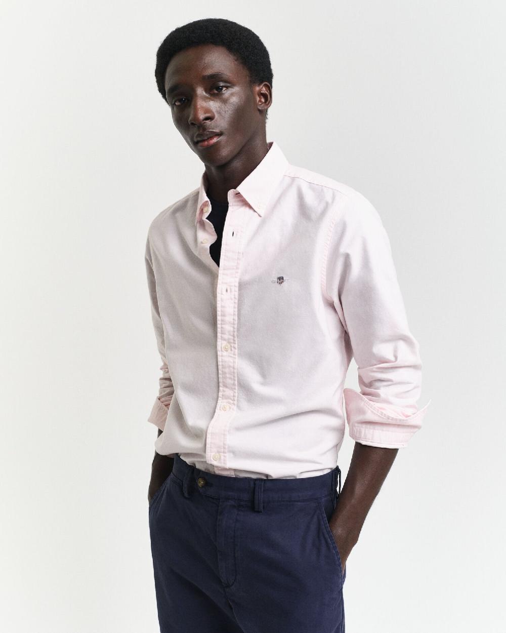 gant Slim Fit Classic Oxford Shirt light pink