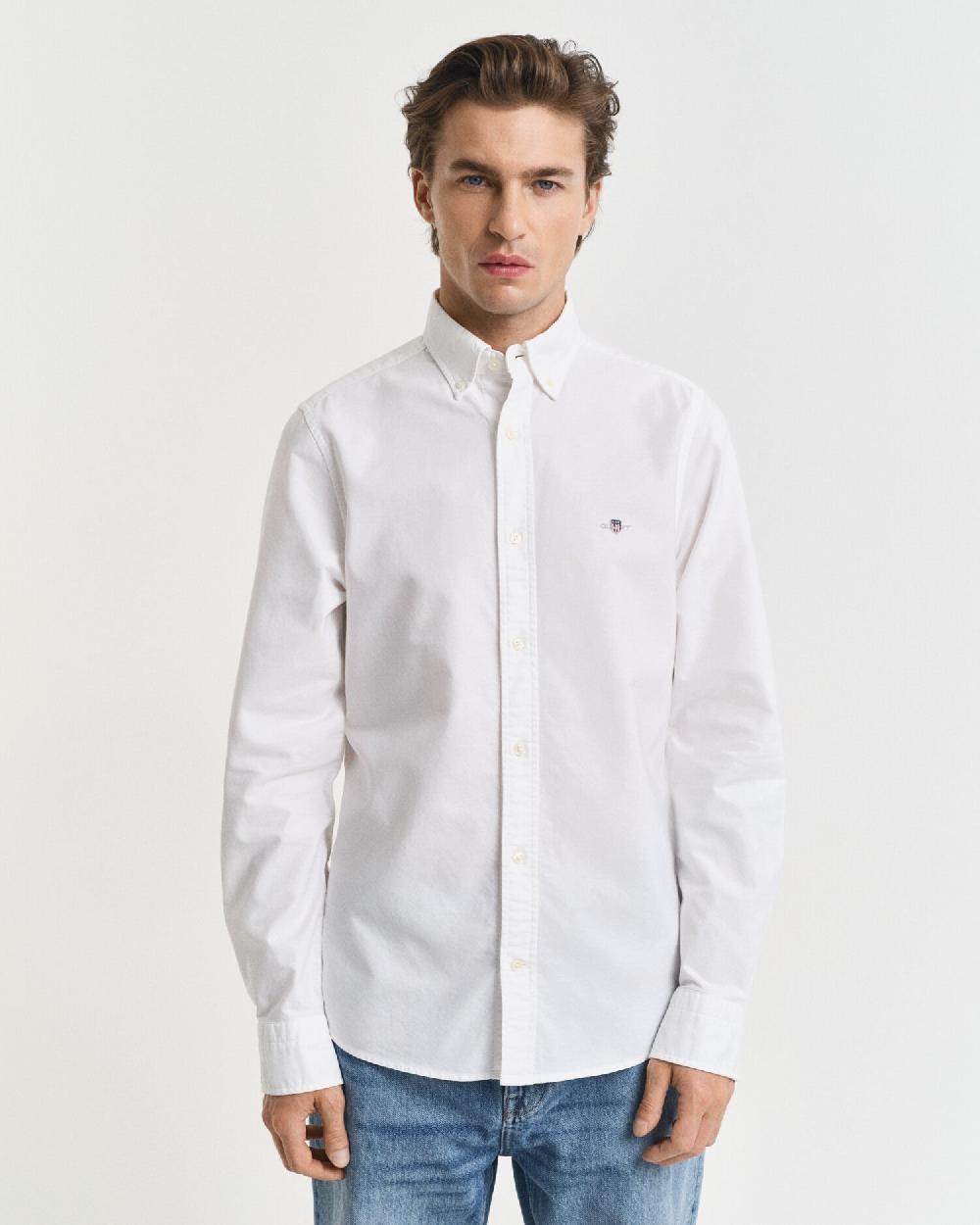 Gant Slim Fit Classic Oxford Shirt White