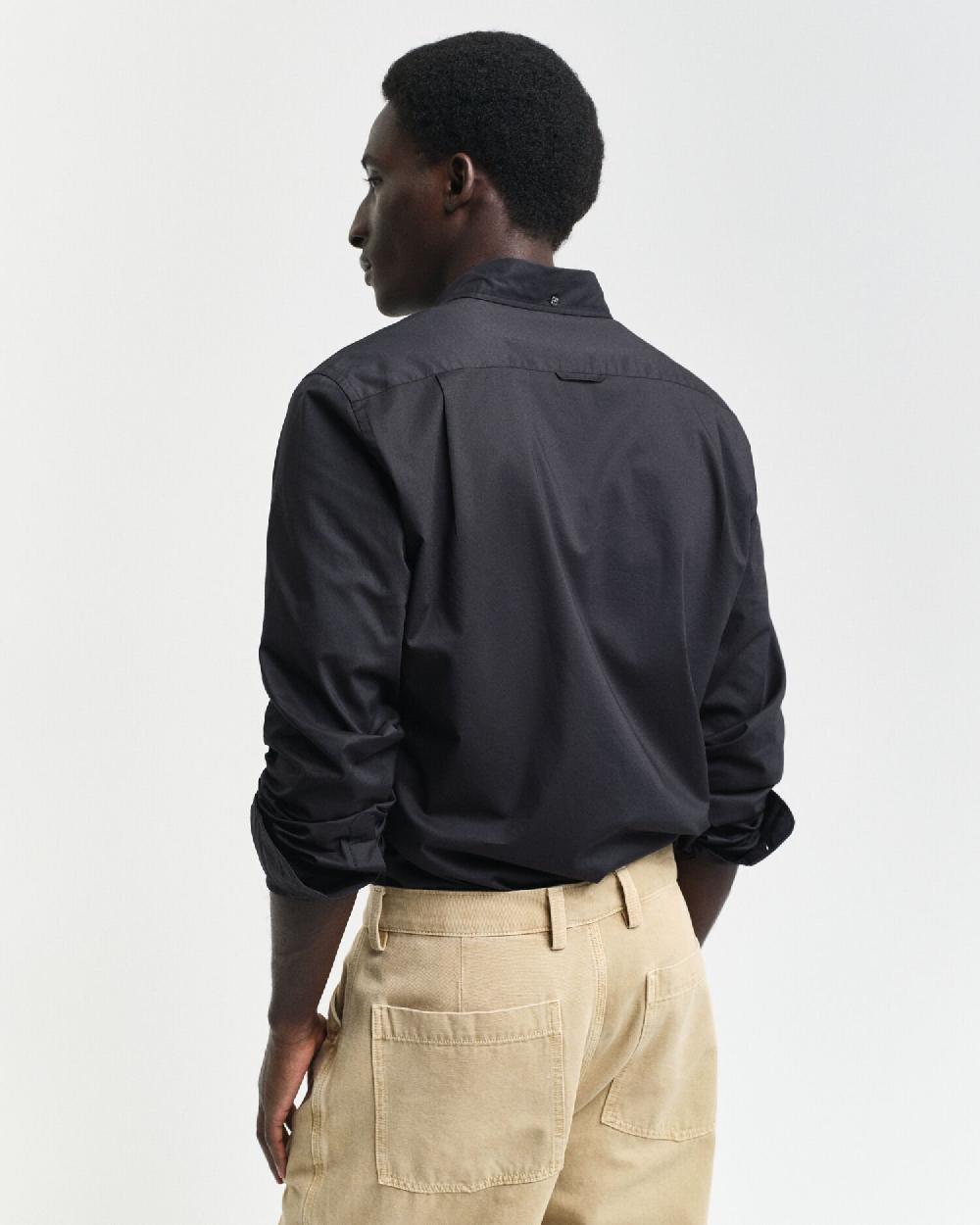 Gant Slim Fit Classic Poplin Shirt Black