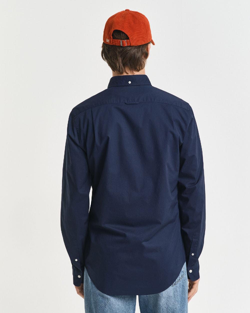 Gant Slim Fit Classic Poplin Shirt Marine