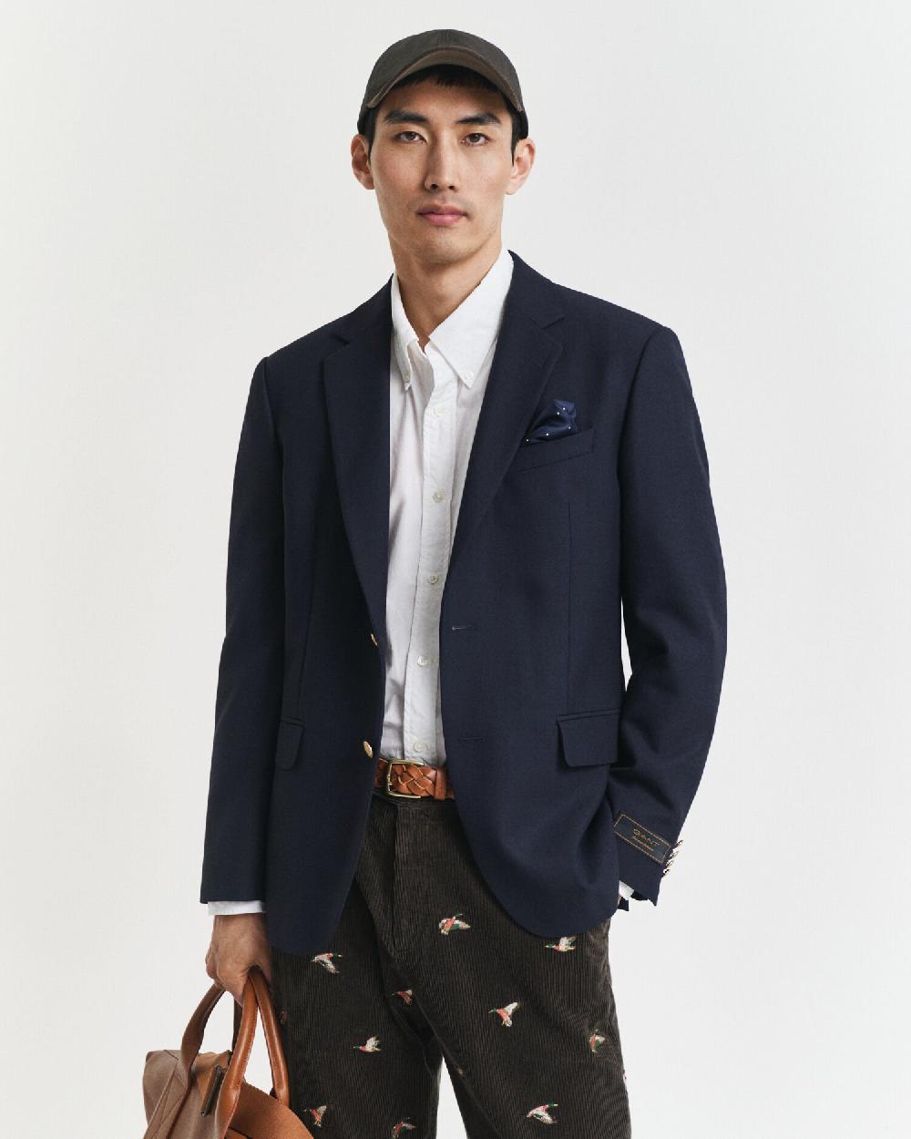gant Slim Fit Club Bazer evening blue