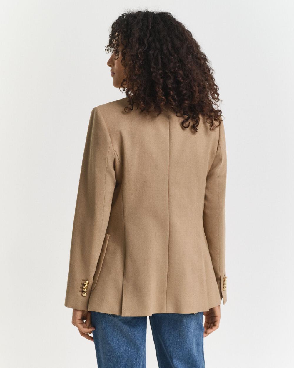 Gant Slim Fit Club Blazer Warm Khaki
