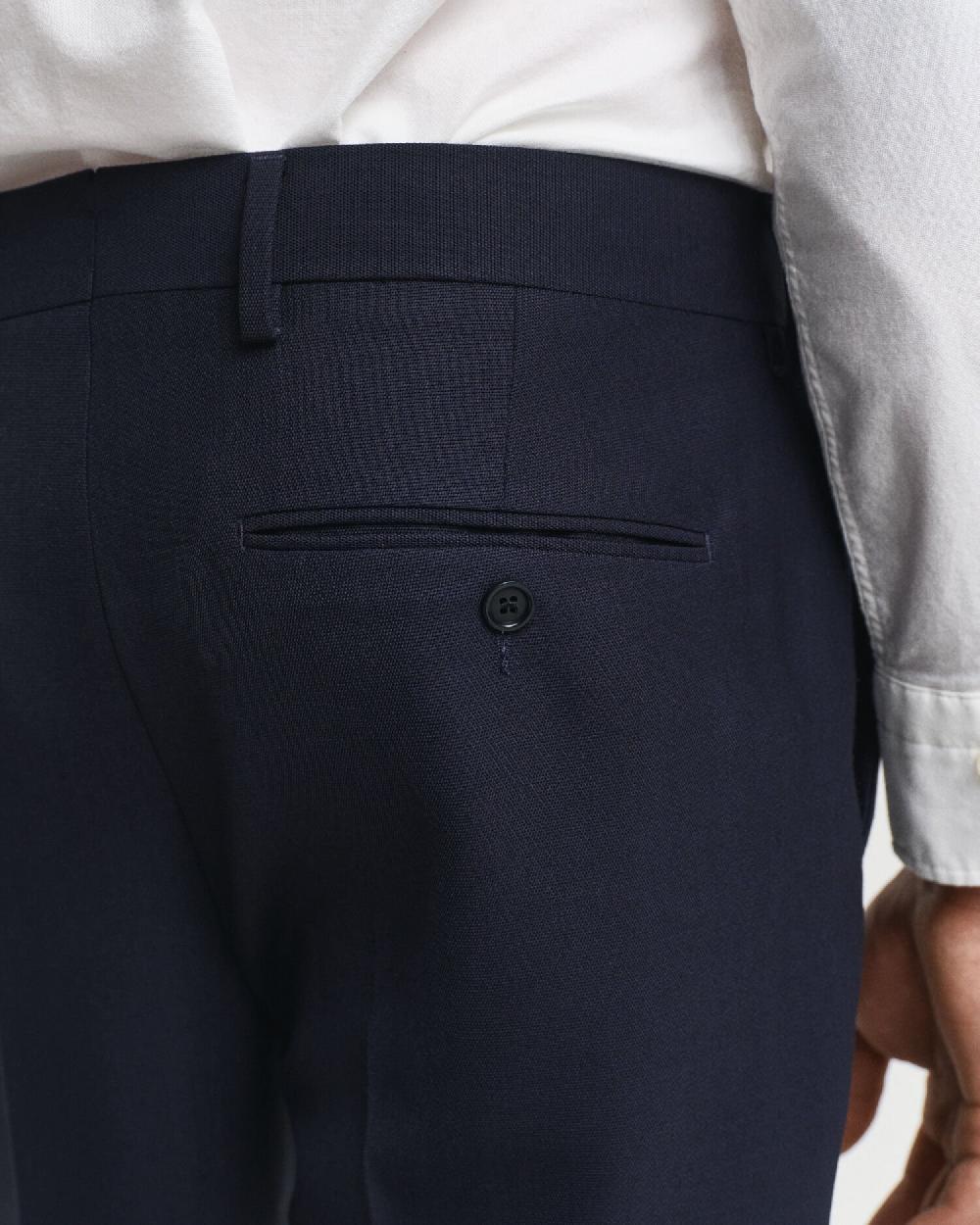 Gant Slim Fit Club Suit Pants Evening Blue