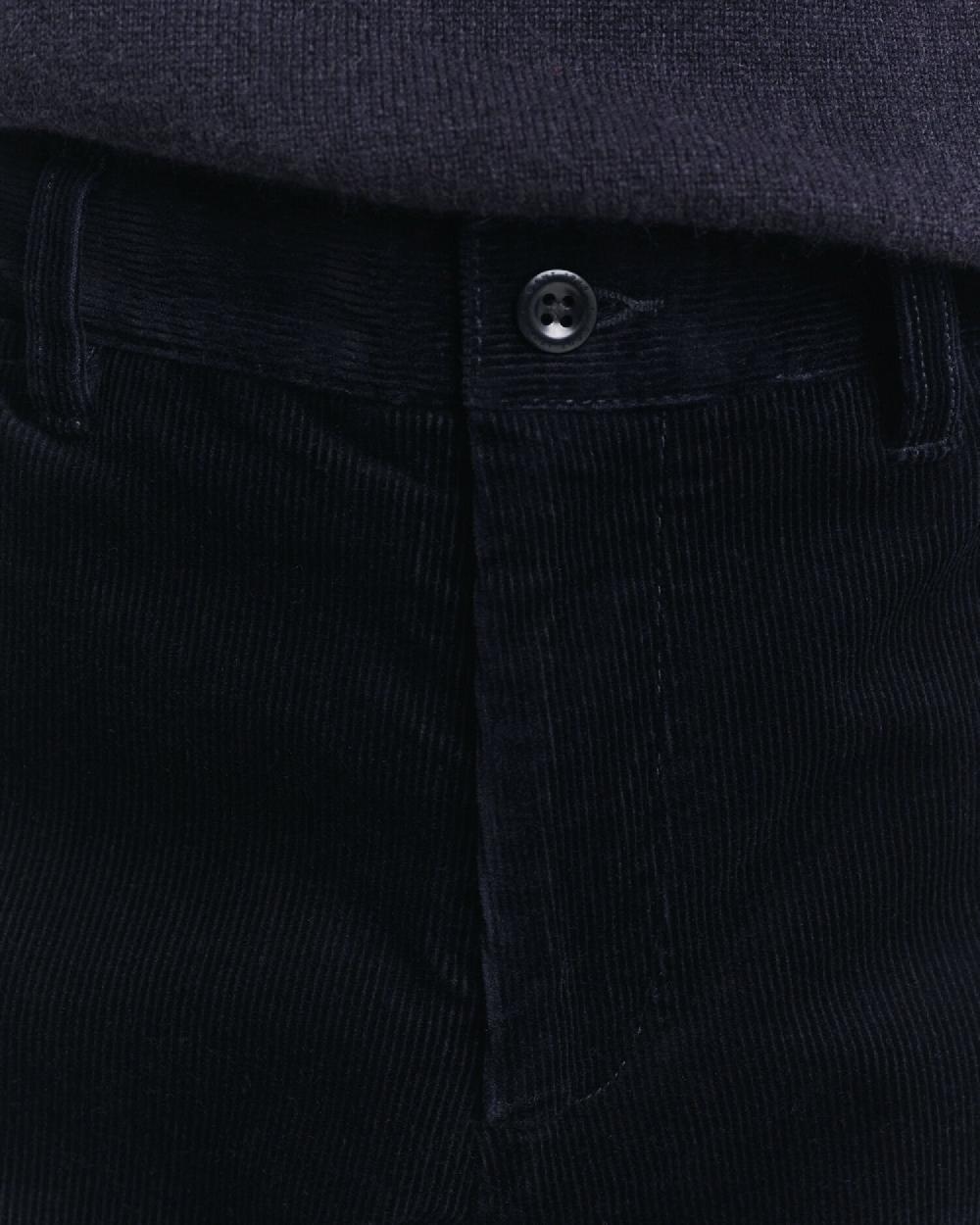Gant Slim Fit Corduroy Chinos Evening Blue