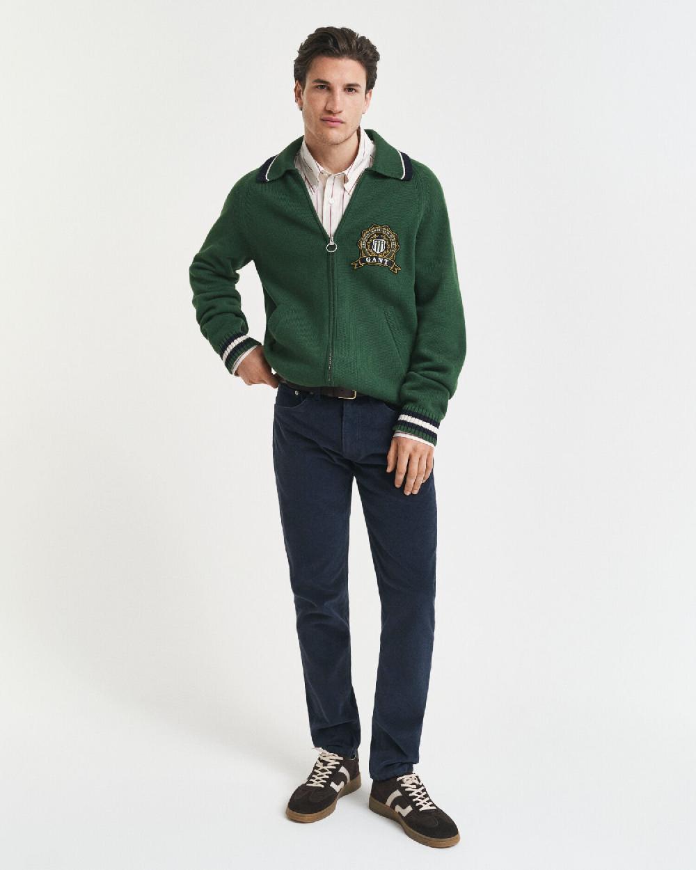 gant Slim Fit Corduroy Jeans evening blue