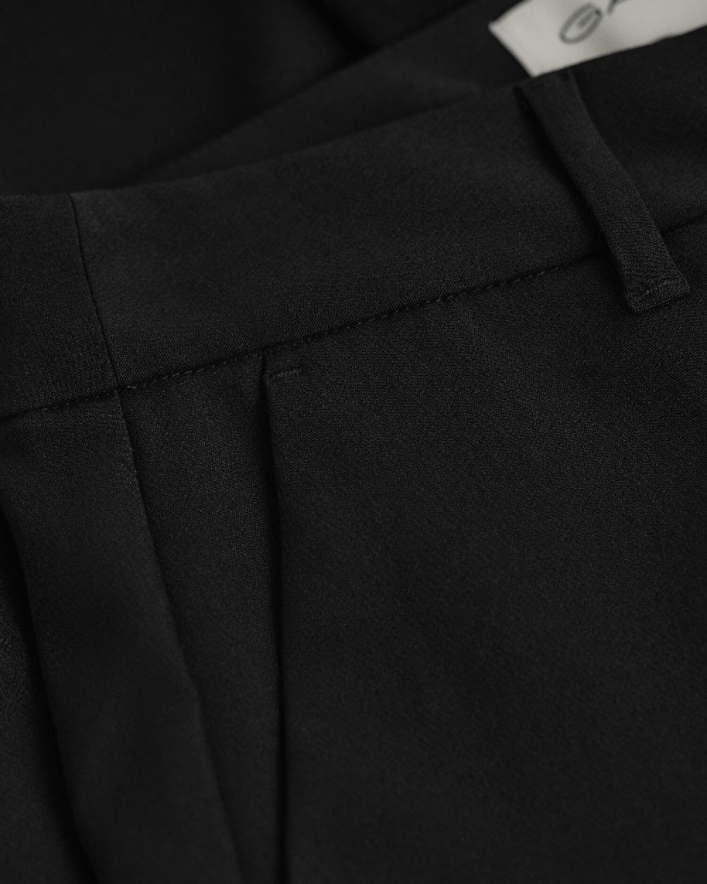 Gant Slim Fit Fluid Slacks Black