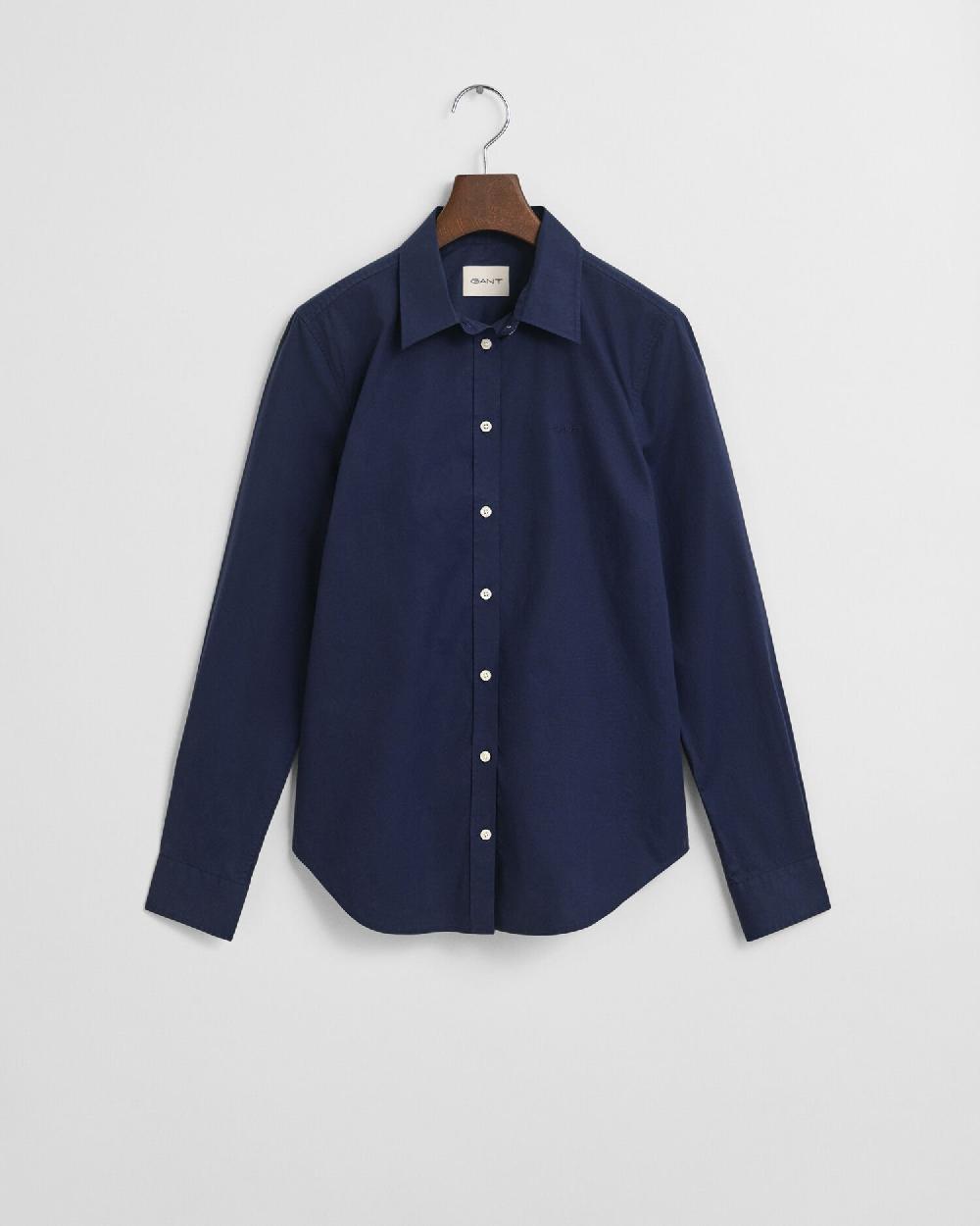 gant Slim Fit Poplin Shirt classic blue