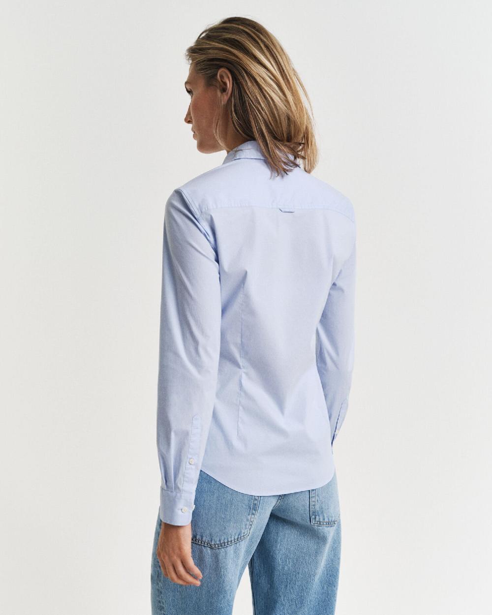Gant Slim Fit Poplin Shirt Light Blue