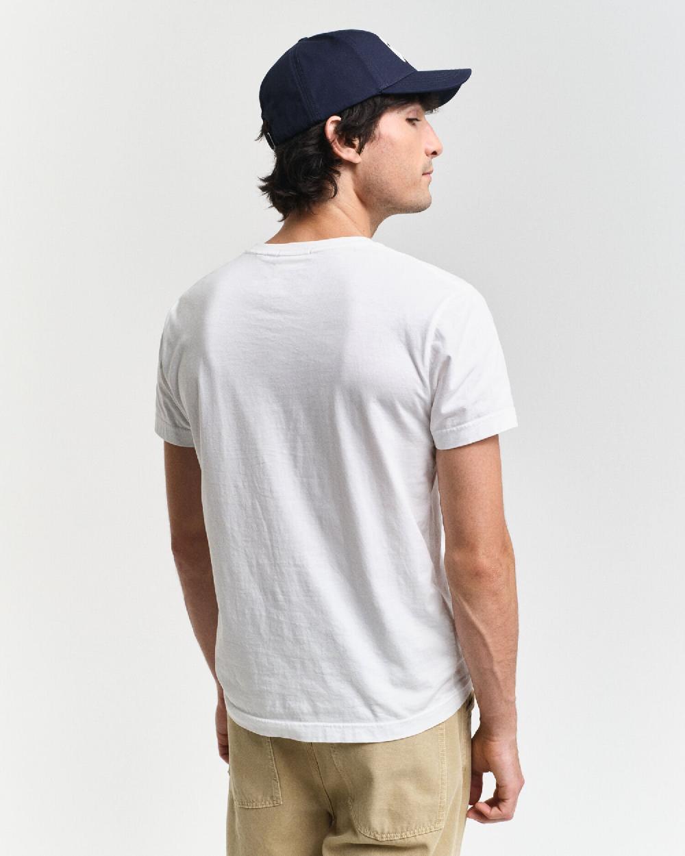 Gant Slim Fit Shield T-Shirt White