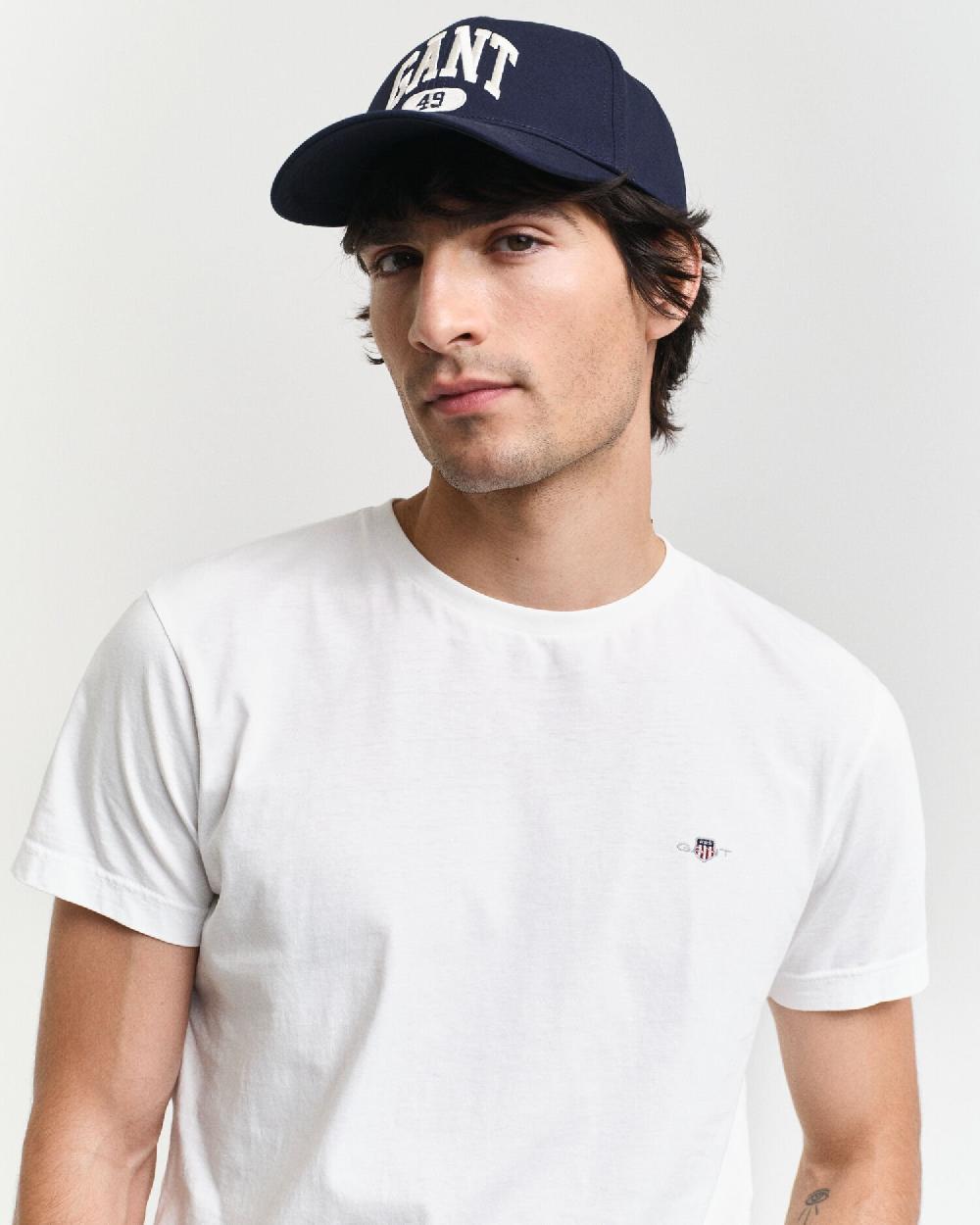 Gant Slim Fit Shield T-Shirt White