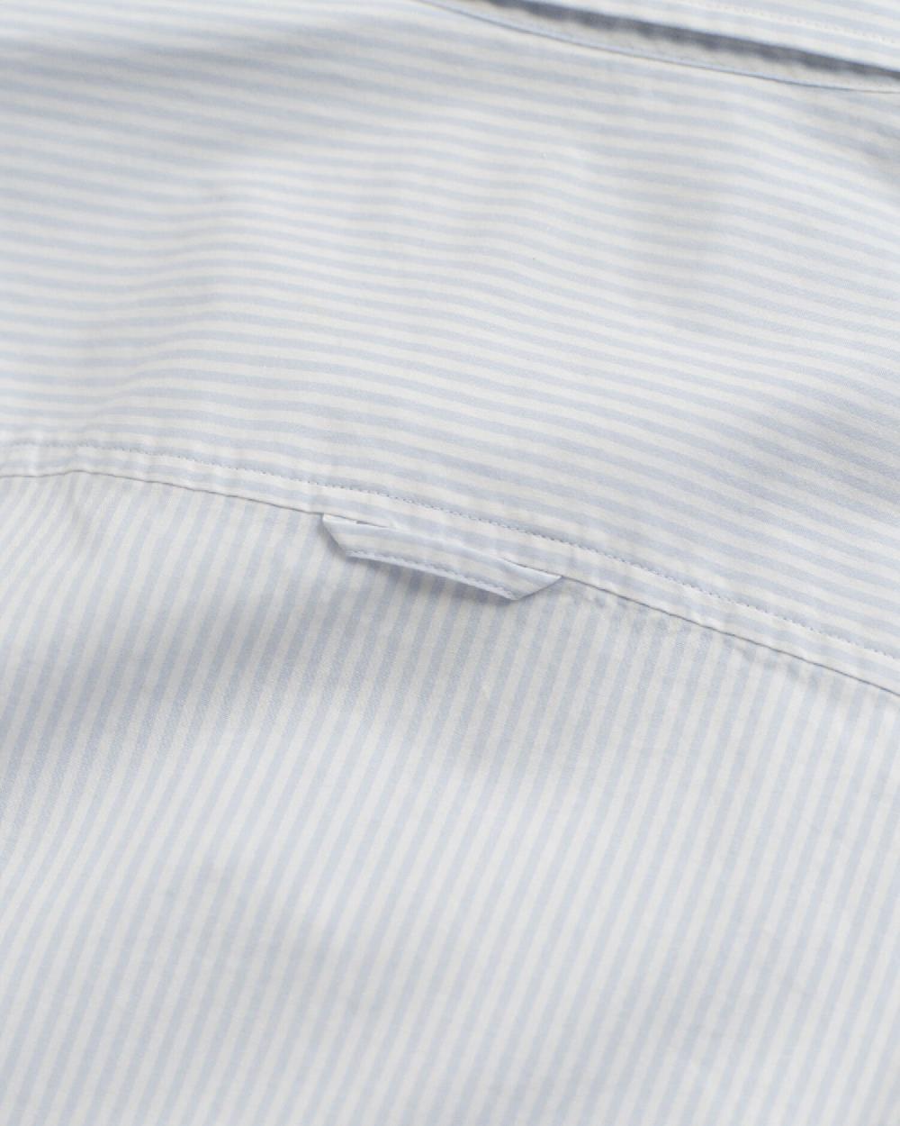 Gant Slim Fit Striped Poplin Shirt Light Blue