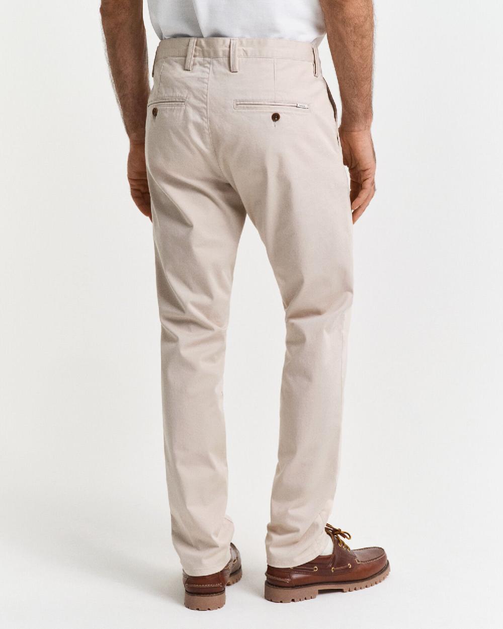 Gant Slim Fit Twill Chinos Putty