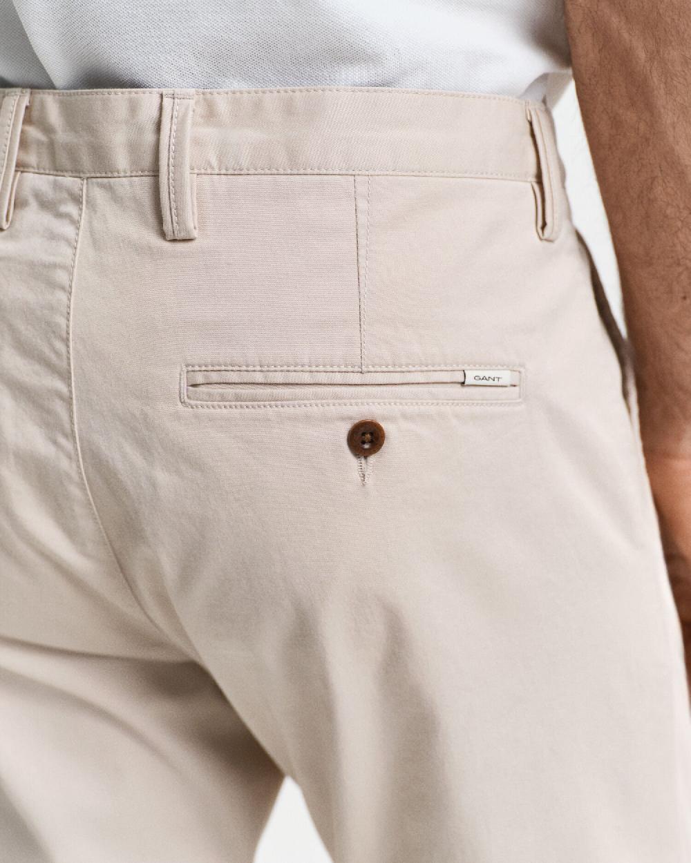 Gant Slim Fit Twill Chinos Putty