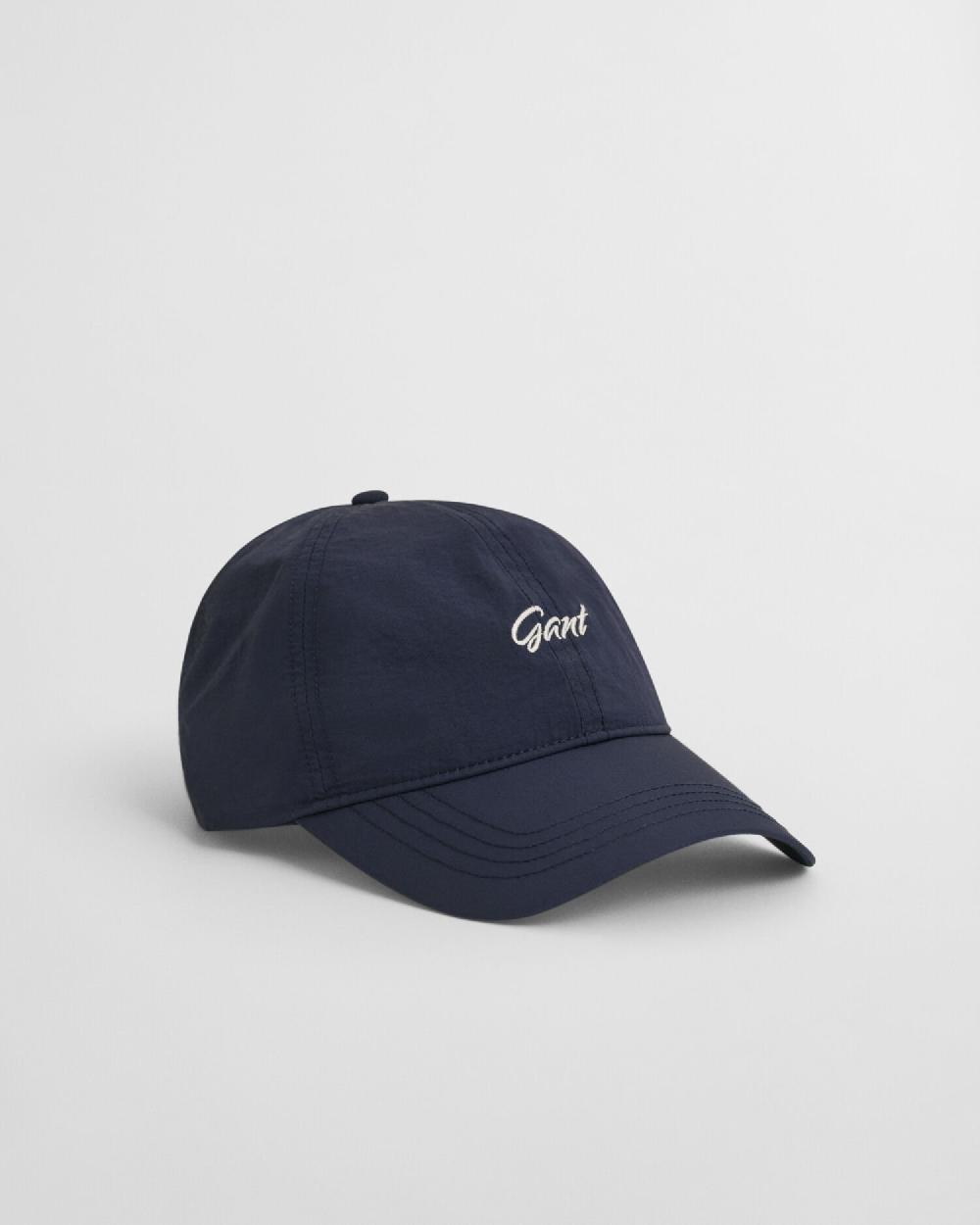 Gant Small Graphic Crinkled Cap Evening Blue