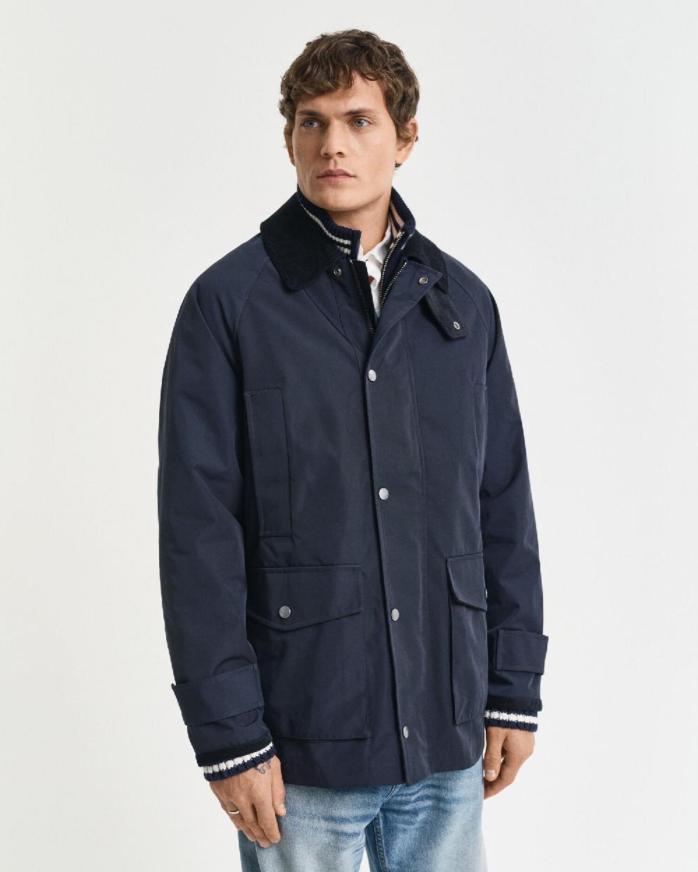 Gant Spring Decker Jacket Evening Blue
