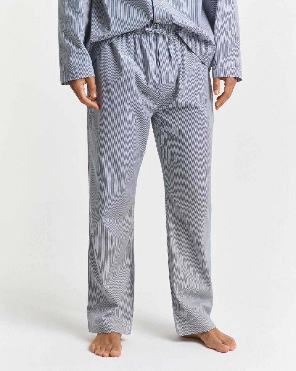 Gant Striped Pajama Set Persian Blue