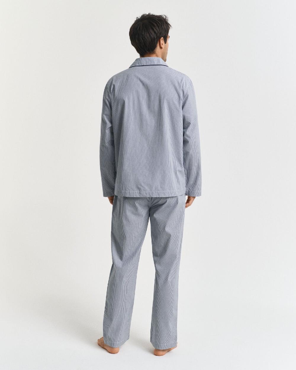 Gant Striped Pajama Set Persian Blue