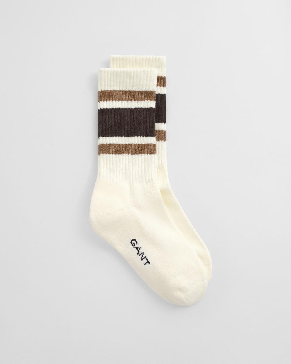 gant Striped Sport Socks cream