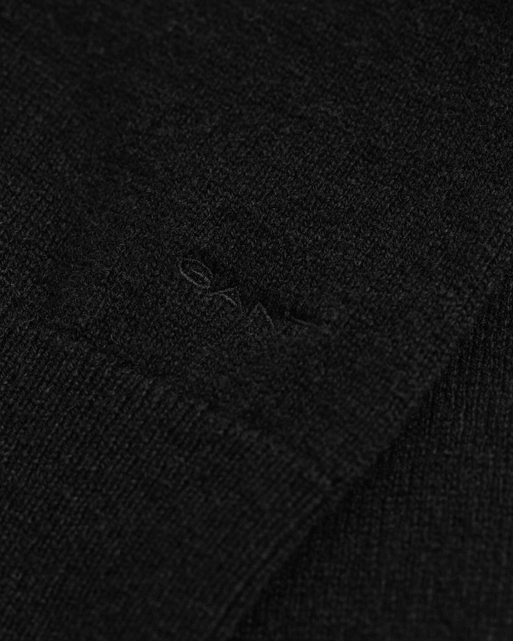 Gant Superfine Lambswool Cardigan Black