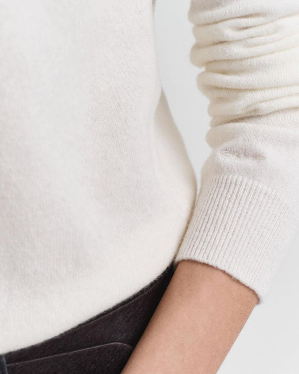 Gant Superfine Lambswool Rugger Cream