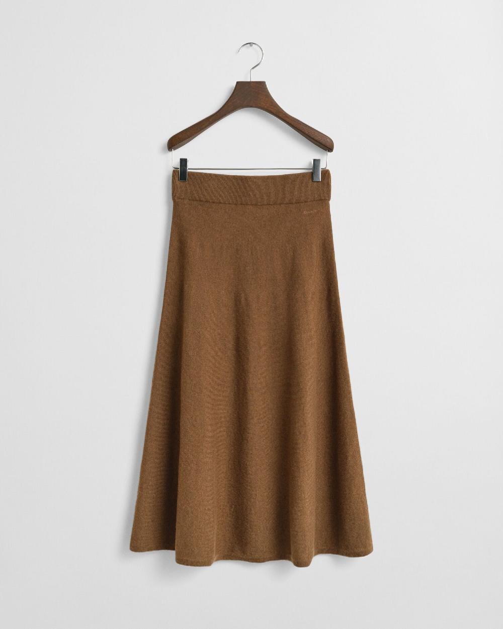 gant Superfine Lambswool Skirt warm khaki