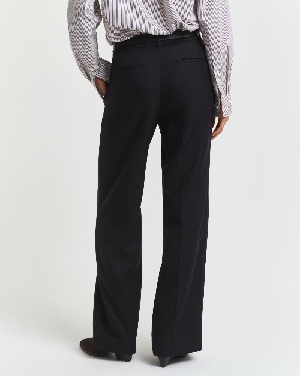 Gant Tailored Wool Blend Pants Black