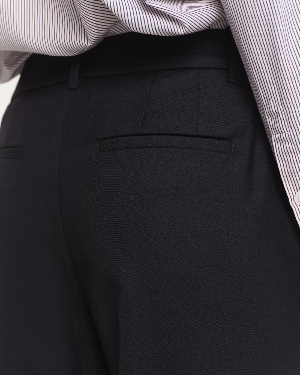 Gant Tailored Wool Blend Pants Black