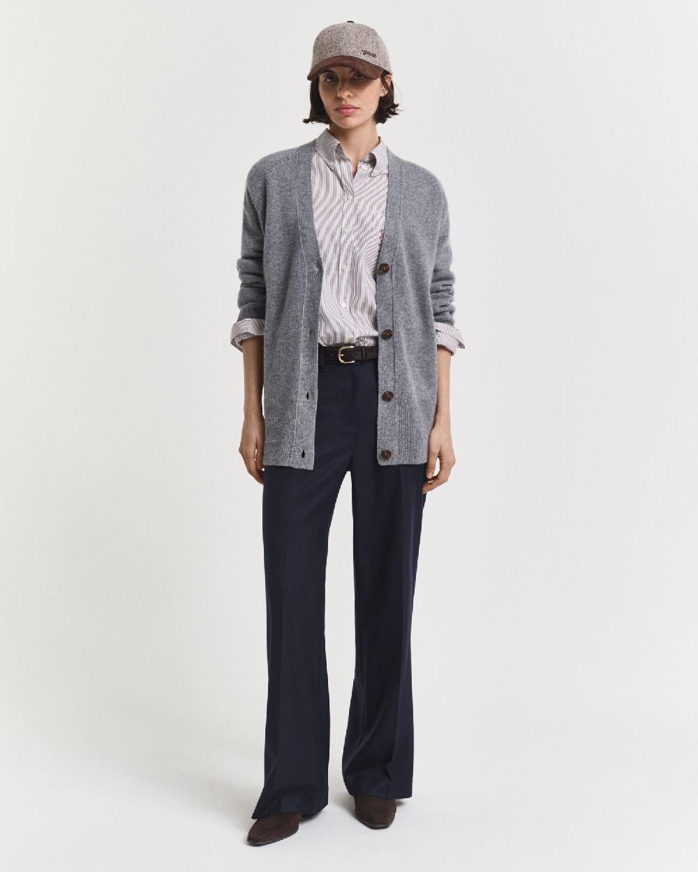 gant Tailored Wool Blend Pants evening blue