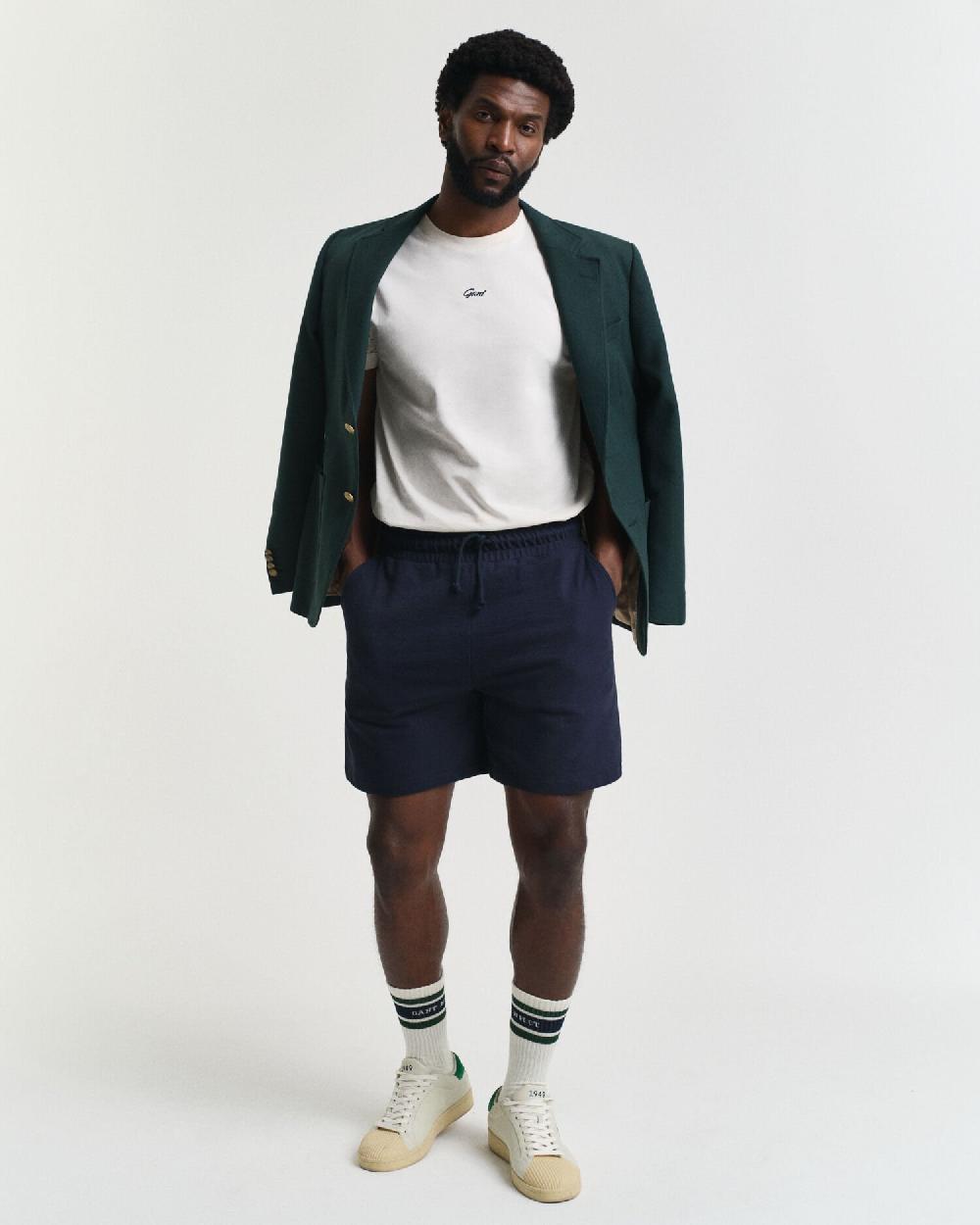 gant Textured Shorts evening blue
