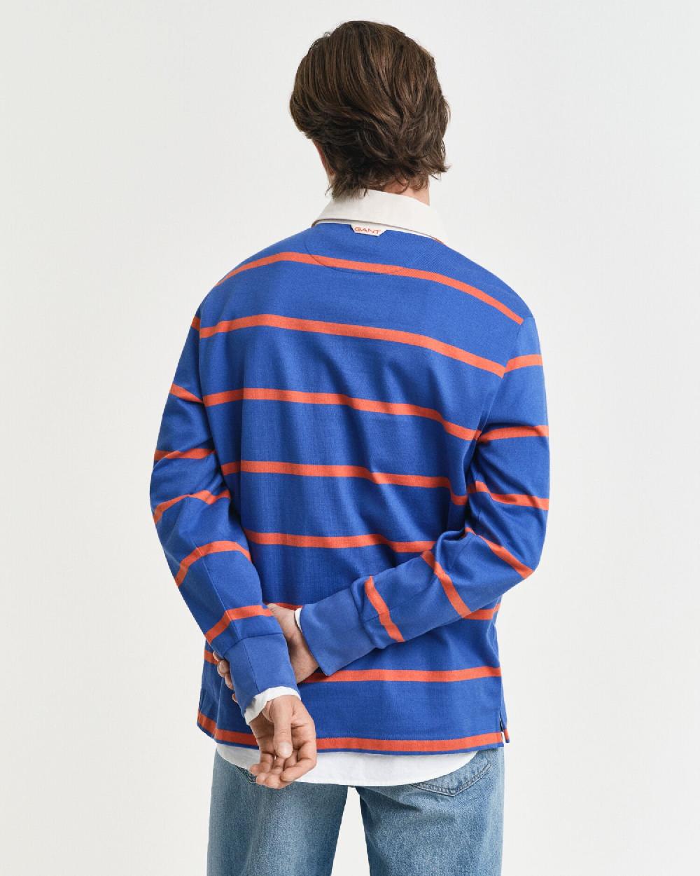 Gant Thin Striped Heavy Rugger Rich Blue