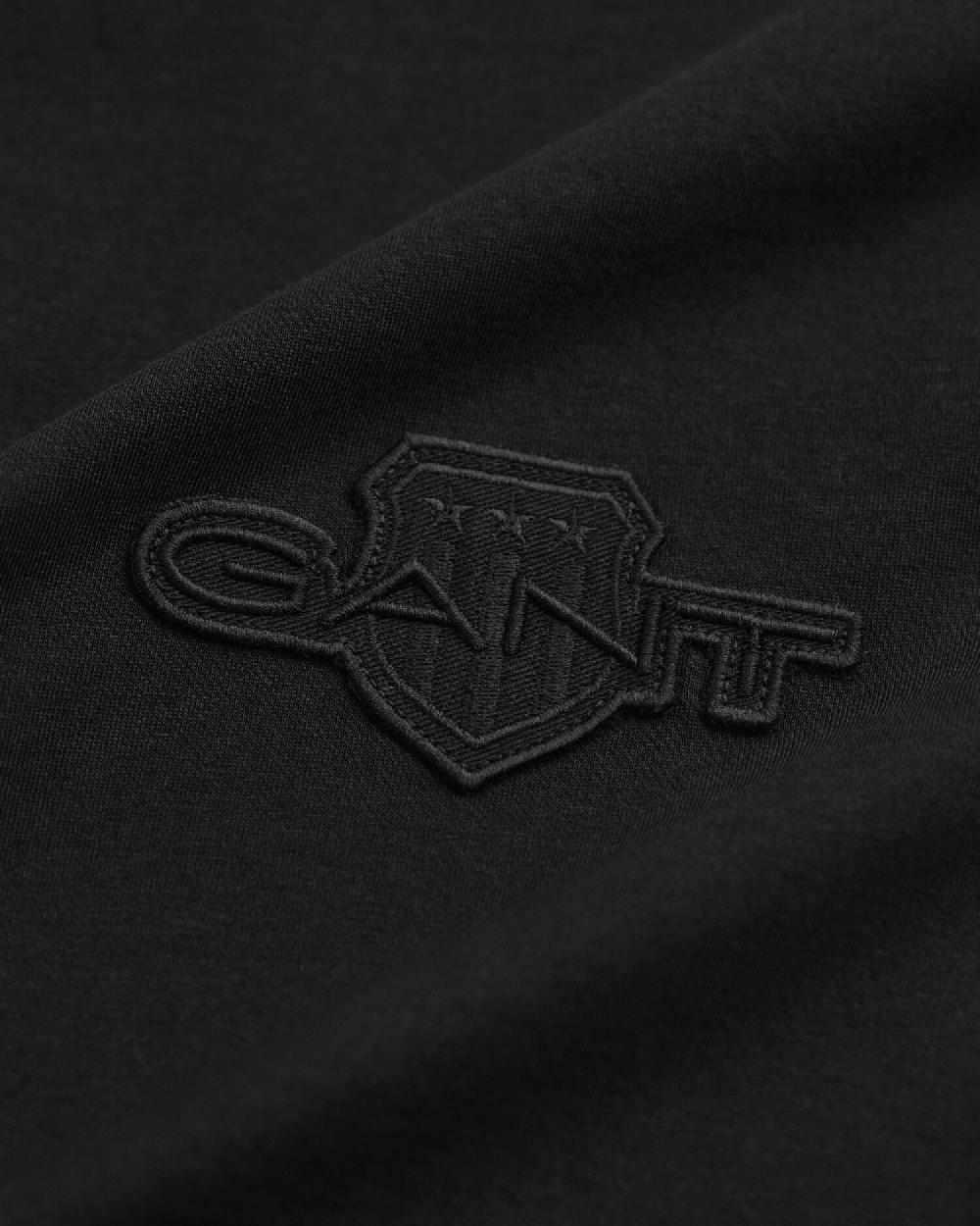 Gant Tonal Archive Shield T-Shirt Black