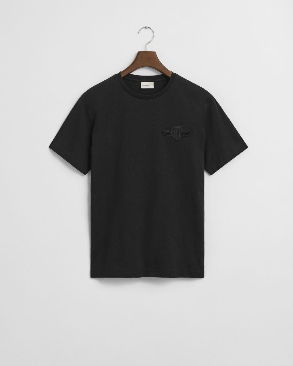 gant Tonal Archive Shield T-Shirt black